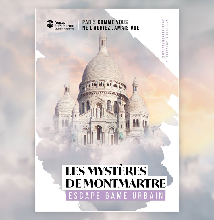 Seconde affiche publicitaire pour un escape game parisien