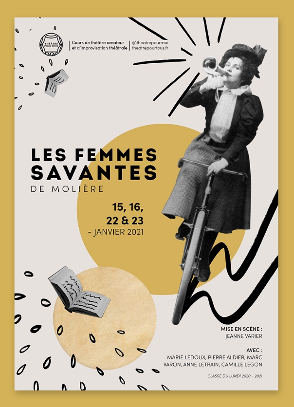Poster numéro 2 pour le Théâtre pour tous de Léa Rousse Radigois