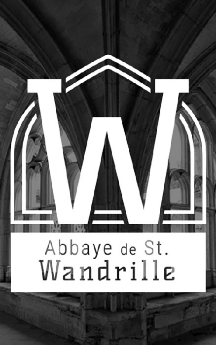 Logo de l'abbaye ST. Wandrille fait par Léa Rousse Radigois