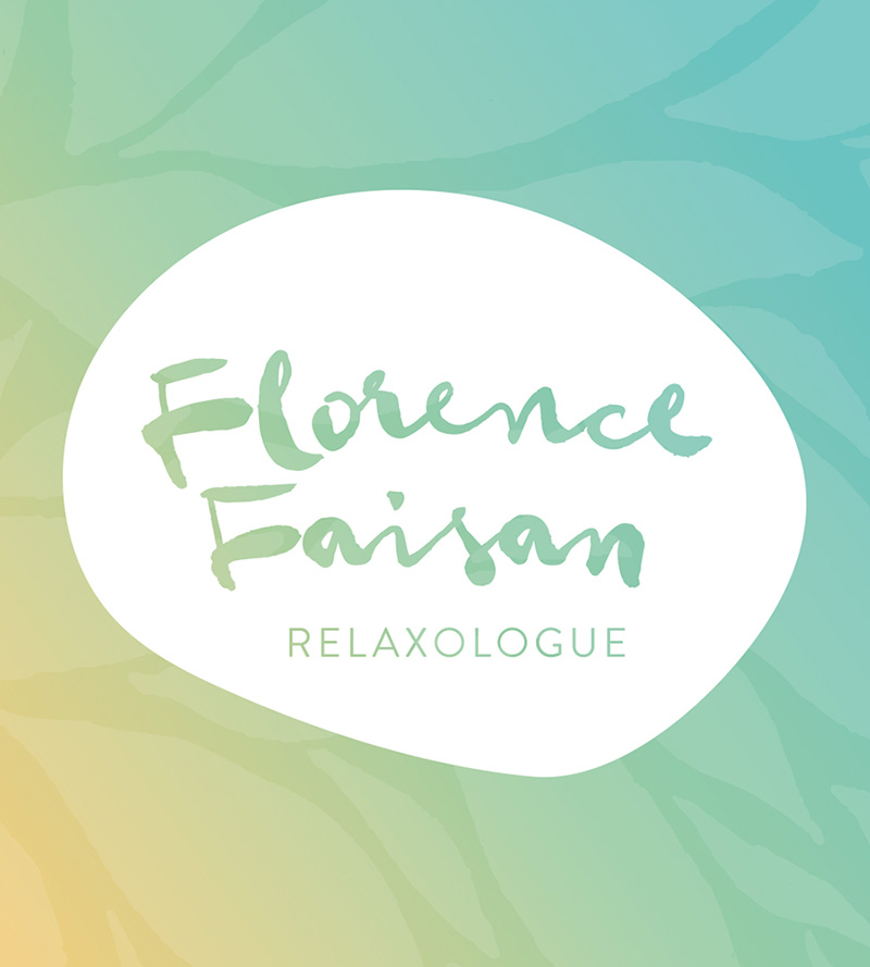 Logo Florence Faisan relaxologue créé par Léa Rousse